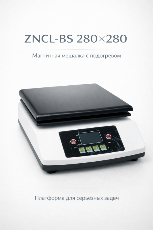 Мешалка магнитная с подогревом ZNCL-BS 280*280 