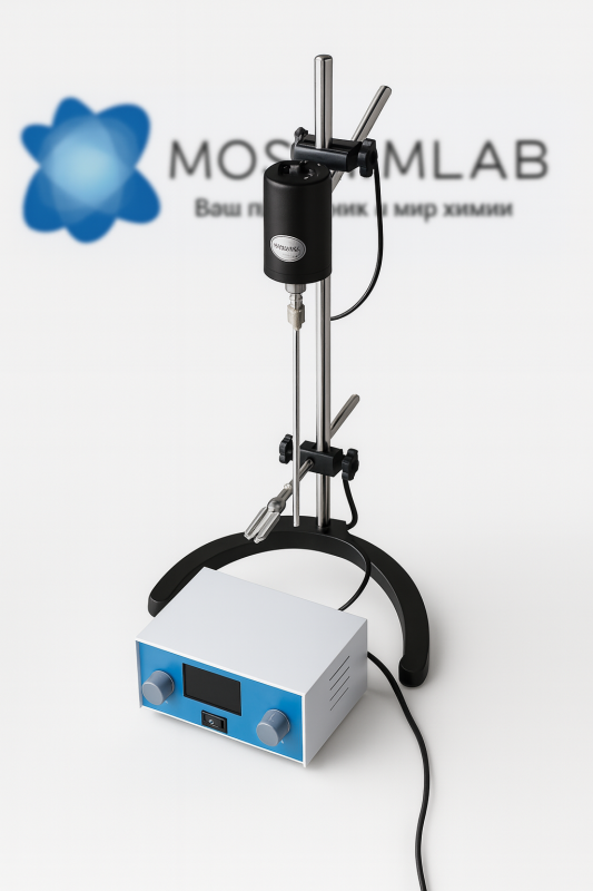 Мешалка верхнеприводная JJ-1A (100W) С цифровым / аналоговым управлением | До 10 литров | До 3000 об/мин