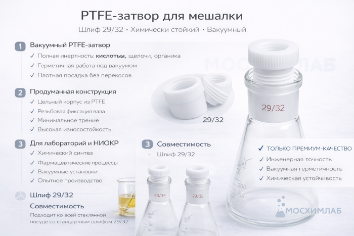 Затвор направляющий фторопластовый (PTFE)