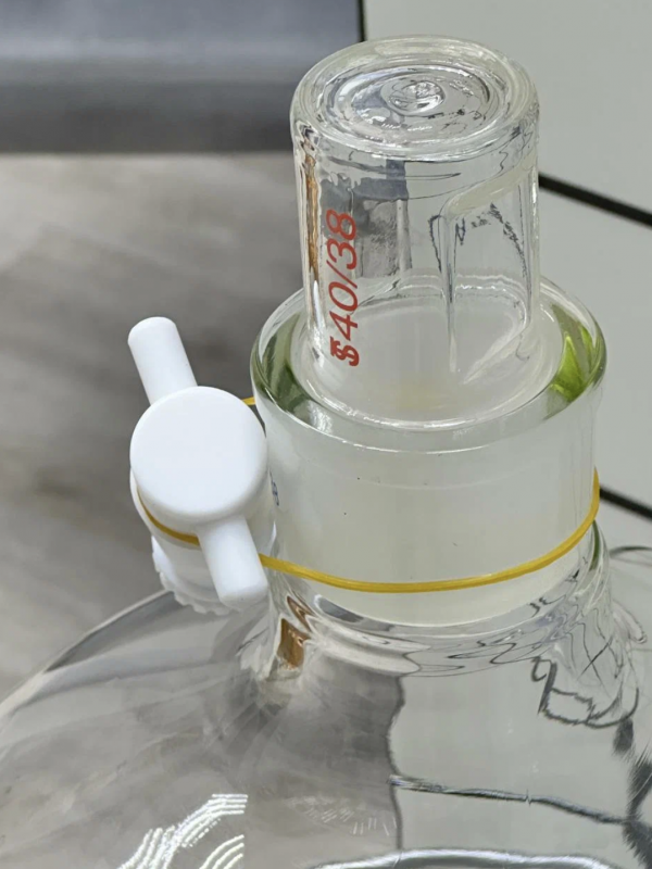 Воронка грушевидная делительная с PTFE краном